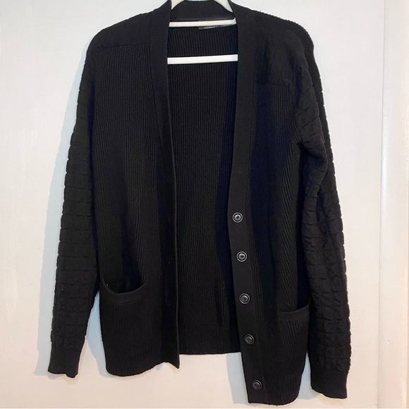 Proenza Schoulder Black Cardigan Sweater - Picture 1 of 8